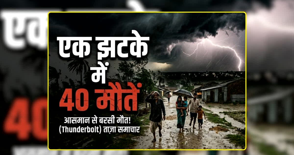 Dhamtari News, Lightning Strike, Chhattisgarh Monsoon, Dhamtari Lightning Strike